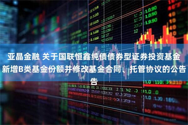 亚晶金融 关于国联恒鑫纯债债券型证券投资基金新增B类基金份额并修改基金合同、托管协议的公告