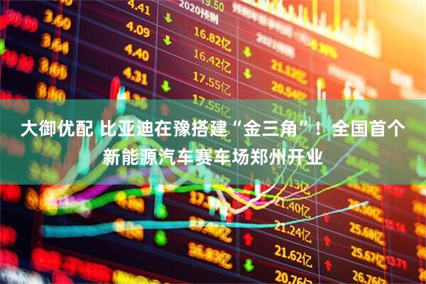 大御优配 比亚迪在豫搭建“金三角”！全国首个新能源汽车赛车场郑州开业